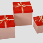 Square Gift Box - Beige
