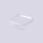 Hinged Square Tray - 250 CC