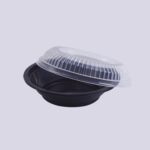 Riso Plate - 250cc - Black - 8 OZ