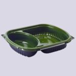 Small Meal Plate - 2 Compartments - Colored