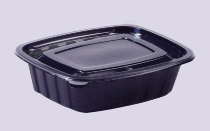 Rectangular Black 8 OZ