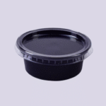 Sauce 2 OZ Round Black
